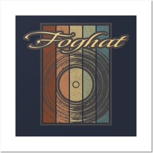 Foghat Vynil Silhouette Posters and Art